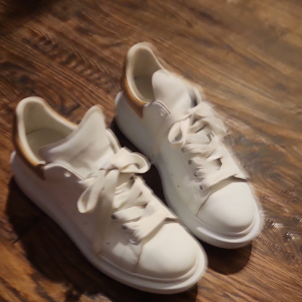 Alexander McQueen White Sneakers Casual Style